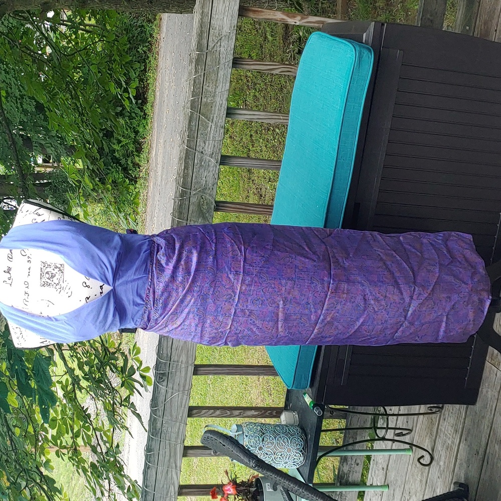 Tankini and silk sarong
